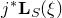 j Superscript asterisk Baseline bold upper L Subscript upper S Baseline left parenthesis xi right parenthesis