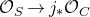 script upper O Subscript upper S Baseline right arrow j Subscript asterisk Baseline script upper O Subscript upper C