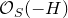 script upper O Subscript upper S Baseline left parenthesis negative upper H right parenthesis