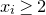 x Subscript i Baseline greater than or equals 2