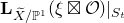 bold upper L Subscript upper X overtilde divided by double struck upper P Sub Superscript 1 Subscript Baseline left parenthesis xi squared times script upper O right parenthesis vertical bar Subscript upper S Sub Subscript t Subscript Baseline