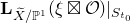 bold upper L Subscript upper X overtilde divided by double struck upper P Sub Superscript 1 Subscript Baseline left parenthesis xi squared times script upper O right parenthesis vertical bar Subscript upper S Sub Subscript t 0 Subscript Baseline