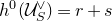 h Superscript 0 Baseline left parenthesis script upper U Subscript upper S Superscript or Baseline right parenthesis equals r plus s