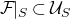 script upper F vertical bar Subscript upper S Baseline subset of script upper U Subscript upper S Baseline