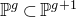 double struck upper P Superscript g Baseline subset of double struck upper P Superscript g plus 1