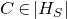 upper C element of StartAbsoluteValue upper H Subscript upper S Baseline EndAbsoluteValue