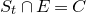 upper S Subscript t Baseline intersection upper E equals upper C