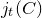 j Subscript t Baseline left parenthesis upper C right parenthesis