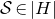 script upper S element of StartAbsoluteValue upper H EndAbsoluteValue