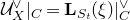script upper U Subscript upper X Superscript or Baseline vertical bar Subscript upper C Baseline equals bold upper L Subscript upper S Sub Subscript t Subscript Baseline left parenthesis xi right parenthesis vertical bar Subscript upper C Superscript or Baseline