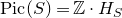 normal upper P normal i normal c left parenthesis upper S right parenthesis equals double struck upper Z dot upper H Subscript upper S
