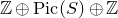 double struck upper Z circled plus normal upper P normal i normal c left parenthesis upper S right parenthesis circled plus double struck upper Z