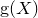 normal g left parenthesis upper X right parenthesis