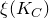 xi left parenthesis upper K Subscript upper C Baseline right parenthesis