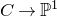 upper C right arrow double struck upper P Superscript 1
