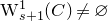 normal upper W Subscript s plus 1 Superscript 1 Baseline left parenthesis upper C right parenthesis not equals empty set