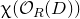 chi left parenthesis script upper O Subscript upper R Baseline left parenthesis upper D right parenthesis right parenthesis