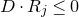 upper D dot upper R Subscript j Baseline less than or equals 0