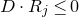 upper D dot upper R Subscript j Baseline less than or equals 0