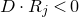 upper D dot upper R Subscript j Baseline less than 0