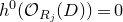 h Superscript 0 Baseline left parenthesis script upper O Subscript upper R Sub Subscript j Subscript Baseline left parenthesis upper D right parenthesis right parenthesis equals 0