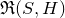German upper R left parenthesis upper S comma upper H right parenthesis