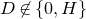 upper D not an element of StartSet 0 comma upper H EndSet
