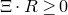 normal upper Xi dot upper R greater than or equals 0