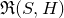 German upper R left parenthesis upper S comma upper H right parenthesis