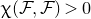 chi left parenthesis script upper F comma script upper F right parenthesis greater than 0