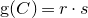 normal g left parenthesis upper C right parenthesis equals r dot s