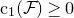 normal c 1 left parenthesis script upper F right parenthesis greater than or equals 0