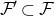 script upper F prime subset of script upper F