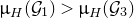 mu Subscript upper H Baseline left parenthesis script upper G 1 right parenthesis greater than mu Subscript upper H Baseline left parenthesis script upper G 3 right parenthesis