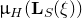 mu Subscript upper H Baseline left parenthesis bold upper L Subscript upper S Baseline left parenthesis xi right parenthesis right parenthesis