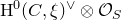 normal upper H Superscript 0 Baseline left parenthesis upper C comma xi right parenthesis Superscript or circled times script upper O Subscript upper S