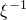 xi Superscript negative 1