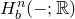 upper H Subscript b Superscript n Baseline left parenthesis minus semicolon double struck upper R right parenthesis