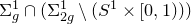normal upper Sigma Subscript g Superscript 1 Baseline intersection left parenthesis normal upper Sigma Subscript 2 g Superscript 1 Baseline minus left parenthesis upper S Superscript 1 Baseline times left bracket 0 comma 1 right parenthesis right parenthesis right parenthesis
