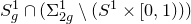 upper S Subscript g Superscript 1 Baseline intersection left parenthesis normal upper Sigma Subscript 2 g Superscript 1 Baseline minus left parenthesis upper S Superscript 1 Baseline times left bracket 0 comma 1 right parenthesis right parenthesis right parenthesis