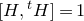 left bracket upper H comma Superscript t Baseline upper H right bracket equals 1