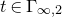 t element of normal upper Gamma Subscript normal infinity comma 2
