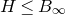 upper H less than or equals upper B Subscript normal infinity