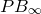 upper P upper B Subscript normal infinity