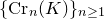 left brace normal upper C normal r Subscript n Baseline left parenthesis upper K right parenthesis right brace Subscript n greater than or equals 1