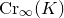 normal upper C normal r Subscript normal infinity Baseline left parenthesis upper K right parenthesis