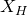 upper X Subscript upper H
