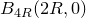 upper B Subscript 4 upper R Baseline left parenthesis 2 upper R comma 0 right parenthesis