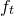 f Subscript t