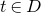 t element of upper D